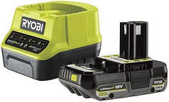Набір акумулятор + зарядний пристрій Ryobi RC18120-120C, 18В ONE+, 2Аг, Lithium+