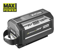 Акумулятор Ryobi RY36B12A, 36В MAX POWER, 12Аг, Lithium+ High Energy, 2.9кг