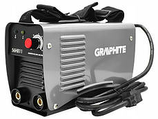 Зварювальний апарат інверторний GRAPHITE 56H811, 120А, 4.9кВт, 220-230В, IGBT, Hot start, 4.7кг, фото 3