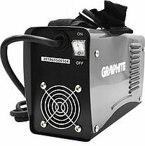 Зварювальний апарат інверторний GRAPHITE 56H811, 120А, 4.9кВт, 220-230В, IGBT, Hot start, 4.7кг, фото 5