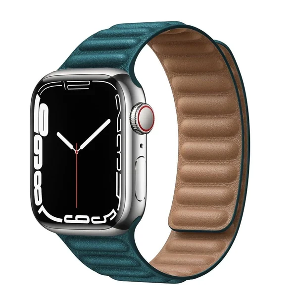 Ремінці Magnetic Leather Loop - для Apple Watch Cosmic Blue 38/40/41mm