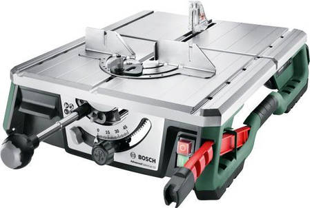 Стіл розпилювальний Bosch AdvancedTableCut 52, 550Вт, диск 220мм, пропил 90°/45° 52мм/35мм, 8200об/хв, нахил до 45°, 8.5кг, фото 1