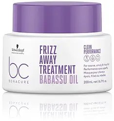 Маска для гладкості неслухняного волосся Schwarzkopf BC Bonacure Frizz Away Treatment 200 мл