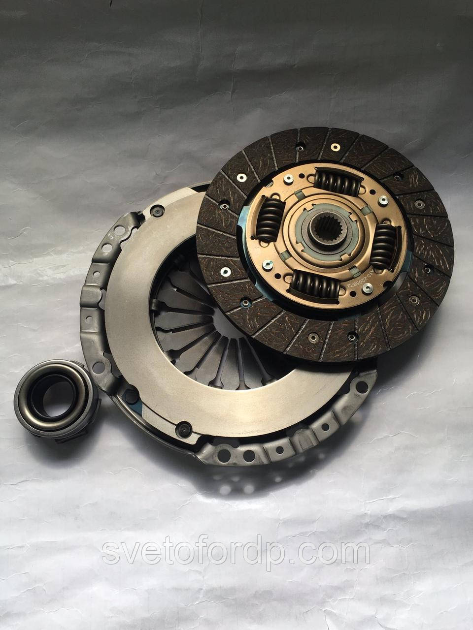 Комплект зчеплення Chery Amulet, Zaz Forza, Vida (диск+кошик+підшипник) Корея, фото 1