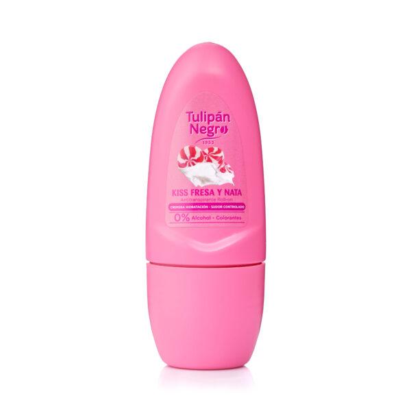 Дезодорант кульковий "Полуничний крем" Tulipan Negro Strawberry Deo Roll On