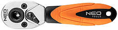 Ключ-тріскачка Neo Tools, 1/4", 72 зубців, 105мм, CrV, 0.12кг