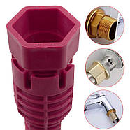 Сантехнічний ключ 8 в 1 | для важкодоступних місць | трубний гайковий торцевий ключ, фото 4