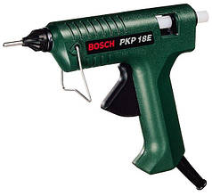 Пістолет клейовий Bosch PKP 18 E, 200Вт, стрижні 11мм, подача 20г/хв, 200 град., 0.35 кг