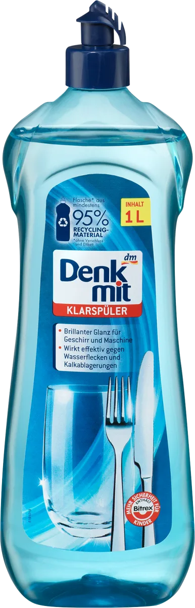 Ополіскувач для посудомийної машини Denkmit Klarspüler 1л