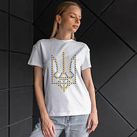 Женская футболка с Тризубом Украины