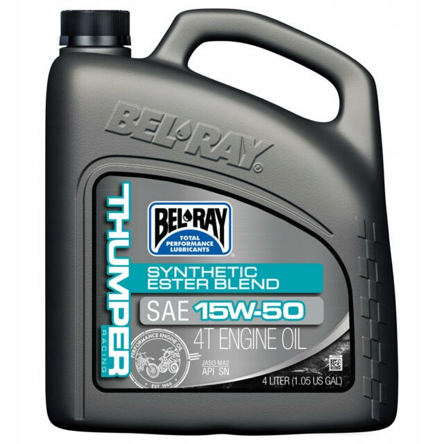 Моторна олія Bel-Ray Thymper напівсинтетичне 4T 15W-50 4L