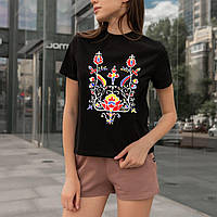 Женская футболка с тризубом Украины