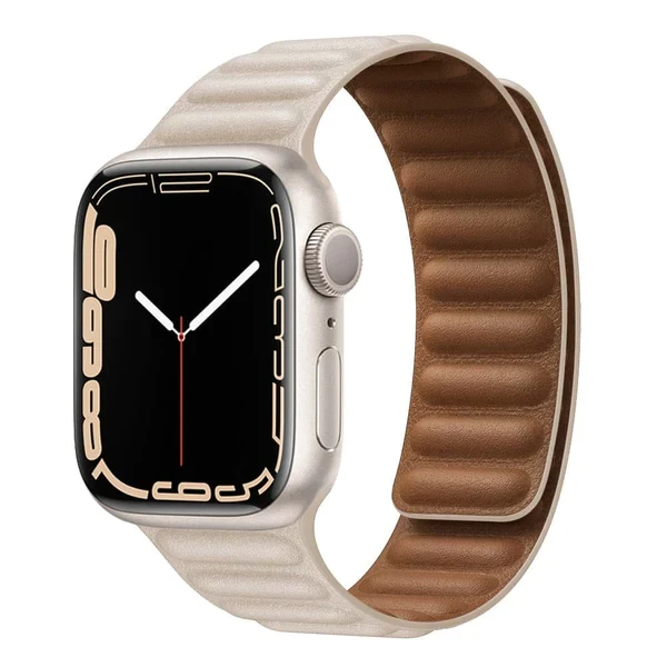 Ремінці Magnetic Leather Loop - для Apple Watch Stone 38/40/41mm