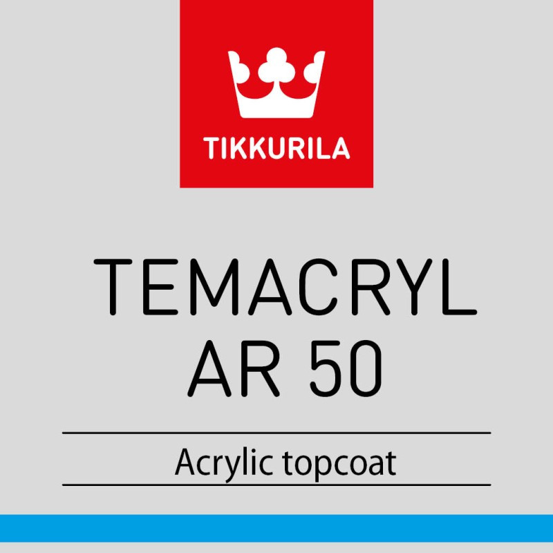 Tikkurila Temacryl AR 50 - фарба акрилова напівглянсова (База TVL), 9 л