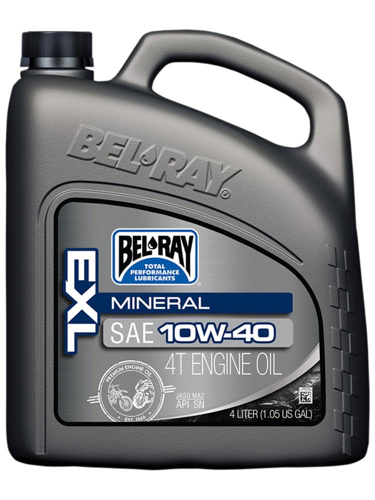 Моторна олія Bel-Ray EXL Mineral 4T 10W-40 4L, фото 1