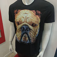 Мужская светящаяся футболка Собака