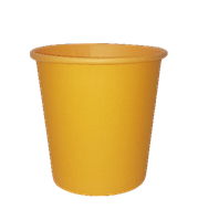 Желтый бумажный стаканчик для кофе, 110 мл для кофе, эспрессо