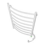 Рушникосушка електрична Flyme White Classic 8R (сенсорний терморегулятор, таймер) праве підключення, фото 5