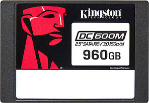 Накопичувач SSD Kingston 2.5" 960GB SATA DC600M, фото 1