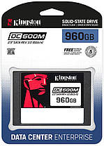Накопичувач SSD Kingston 2.5" 960GB SATA DC600M, фото 4
