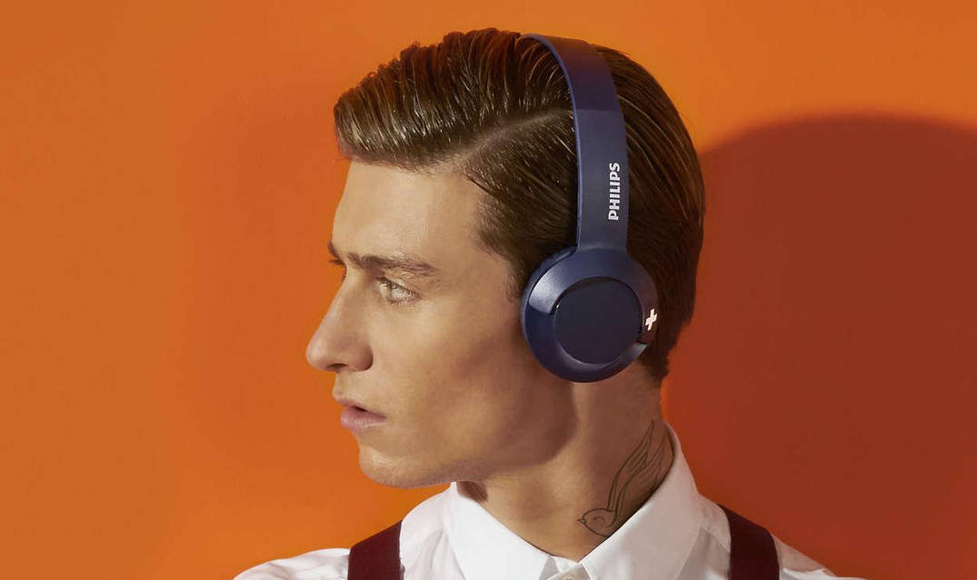 Philips SHB3075 Over Ear Wireless Mic Blue ID 1888473582 999 Prom.ua