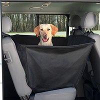 Trixie TX-1348 Авто-чехол подстилка на заднее сиденье автомобиля для собак 1,50 × 1,35 м, черный
