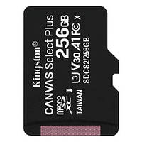 Карта пам'яті Kingston microSD 256GB C10 UHS-I R100/W85MB/s