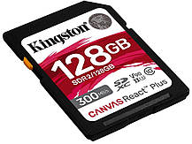 Карта пам’яті Kingston SD SDR2/128GB — 128 ГБ, Class 10, UHS-II U3, швидкість 300/260 МБ/с, фото 4