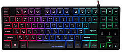 Клавіатура мембранна 2E GAMING KG290 87key, USB-A, EN/UA/RU, LED, чорний