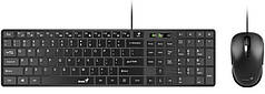 Комплект Genius C-126 SlimStar USB Black Ukr