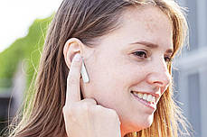 Навушники Trust Primo Touch True Wireless Mic White, фото 3