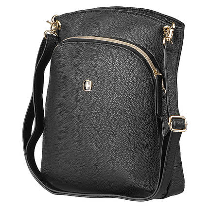 Сумка жіноча Wenger LeaSophie Crossbody Tote 10", чорна, фото 1