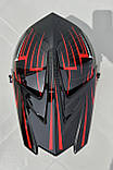 Мотошолом кросовий ендуро  black-red2 (є всі розміри) + Окуляри в ПОДАРУНОК, фото 6