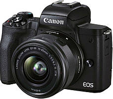 Цифр. фотокамера Canon EOS M50 Mk2 + 15-45 IS STM Kit Black, фото 3