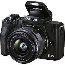 Цифр. фотокамера Canon EOS M50 Mk2 + 15-45 IS STM Kit Black, фото 4