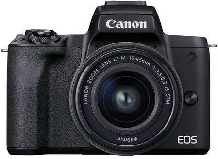 Цифр. фотокамера Canon EOS M50 Mk2 + 15-45 IS STM Kit Black, фото 1