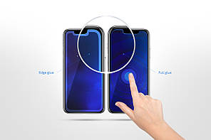 Захисне скло 2E для Samsung Galaxy A02(A022), 2.5D FCFG,(1 Pack), Black border, фото 3