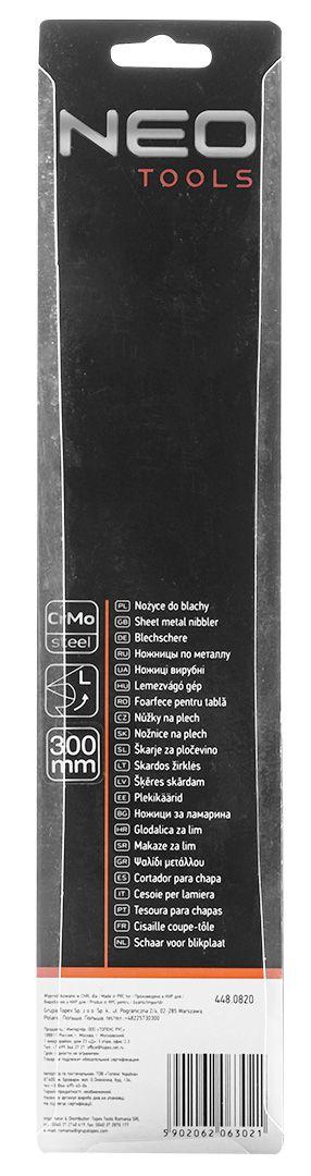 Neo Tools 31-084 Ножницы по металлу, 280 мм, левые, CrMo, резка до 1.5 мм Baumar - Сделай Это - фото 4 - id-p1888511880