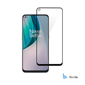 Захисне скло 2E для OnePlus Nord N10 5G (BE2029),2.5D FCFG,(1 Pack),black border, фото 1