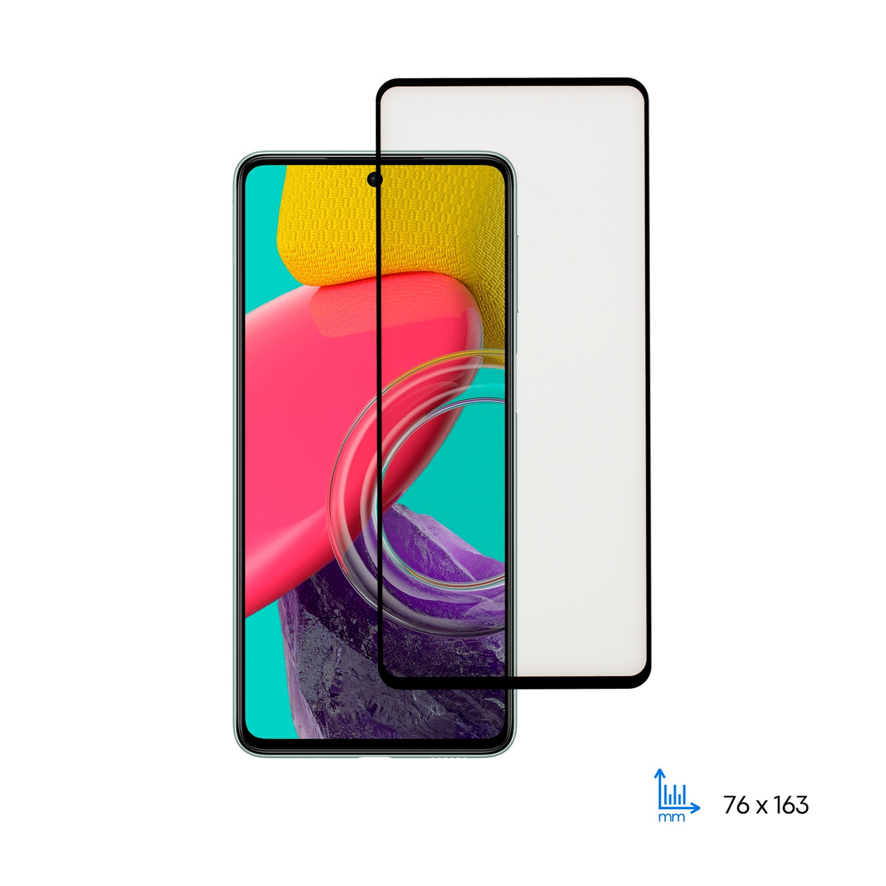 Захисне скло 2E для Samsung  Galaxy M53(M536), 2.5D FCFG,(1 Pack),Black border