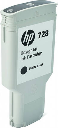 Картридж HP 728 DesignJet T730/T830 Matte Black 300 ml, фото 3