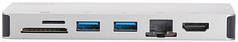 Док-станція DIGITUS Travel USB-C, 8 Port