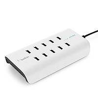 Зарядное устройство сетевое Belkin 120Вт 10хUSB-A, белый