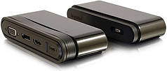 Док станція C2G USB-C > HDMI, Display Port, VGA, USB,  Power Delivery 65W