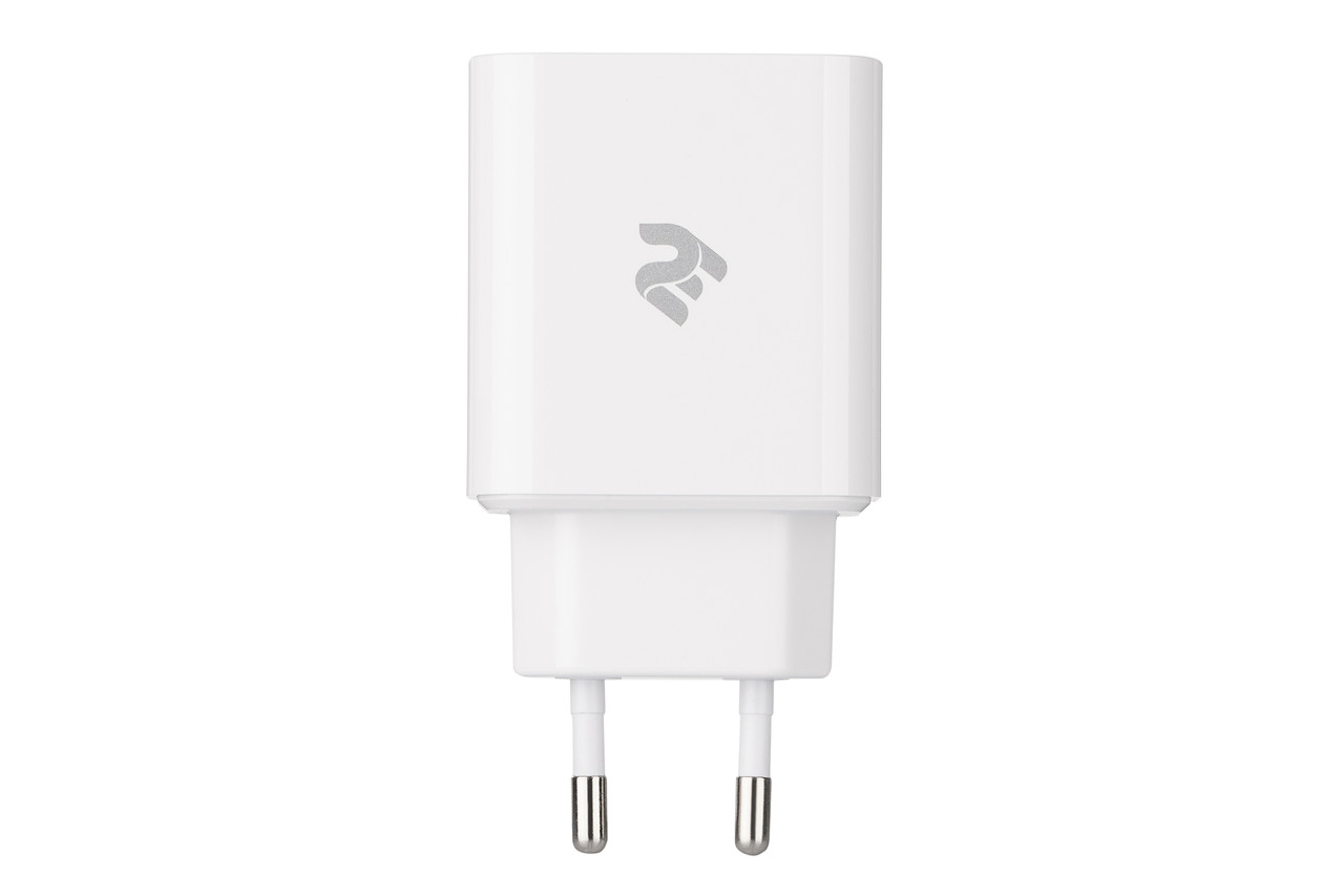 Зарядний пристрій мережевий 2E 20Вт USB-C PD, білий