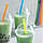 Трубочки для коктейлів 10 мм BUBBLE TEA в інд.пакуванні Мікс 250 шт (210х10 мм), фото 4