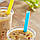 Трубочки для коктейлів 10 мм BUBBLE TEA в інд.пакуванні Мікс 250 шт (210х10 мм), фото 5