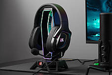 Гарнітура 2E Gaming HG340 RGB USB 7.1 — дротова, USB, об’ємний звук 7.1, чорна, фото 3