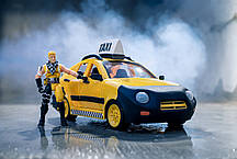 Ігровий набір Fortnite Joy Ride Vehicle Taxi Cab — фігурка Cabbie, транспорт із гри, фото 4
