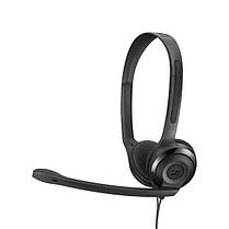 Гарнітура ПК стерео On-Ear EPOS PC 5 Chat, mini-jack, uni mic, 2м, чорний, фото 3